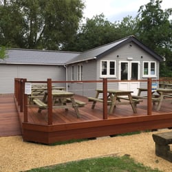 The Tea Hut - The finished deck.
