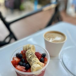 Palm & Boy Coffee and Acai - Grom Açaí and a Cappy. Love this place!