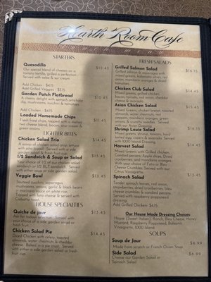 Menu photo 3 Hearth Room Cafe Chesterfield, MO Menu photo 3 Hearth Room Cafe Chesterfield, MO