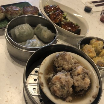 Yum Cha - IG: @foodie__fe - Chives Dumpling, Shrimp Dumpling, Shrimp Pork Shumai, Eggplant, Mushroom Mai. - Dim Sum Near Me - Las Vegas, Nevada