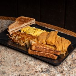 Woodsby's Cafe - Fried Catfish Breakfast