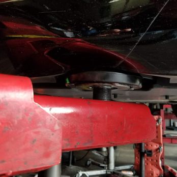 Firestone Complete Auto Care - This is not how you lift a car. - Tires Near Me - Campbell, California Firestone Complete Auto Care - This is not how you lift a car. - Tires Near Me - Campbell, California
