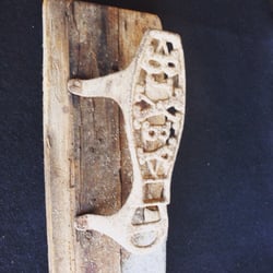 South Front Antiques - Bixby shoe shine cast iron rest