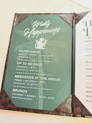 Menu photo 1 Harlow Grove Winter Garden, FL Menu photo 1 Harlow Grove Winter Garden, FL