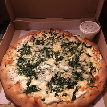 Italiano's - My medium white spinach pizza was huge and delicious! Crust was perfect and ricotta was so yummy! - Pizza Near Me - Temple, Texas