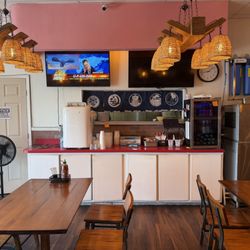 Inside the restaurant