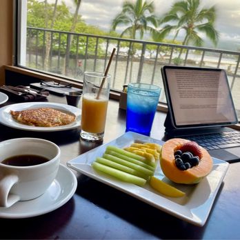 WSW Steakhouse - Fresh Fruit plate, with a view across Hilo Bay. - Steakhouses Near Me - Hilo, Hawaii WSW Steakhouse - Fresh Fruit plate, with a view across Hilo Bay. - Steakhouses Near Me - Hilo, Hawaii