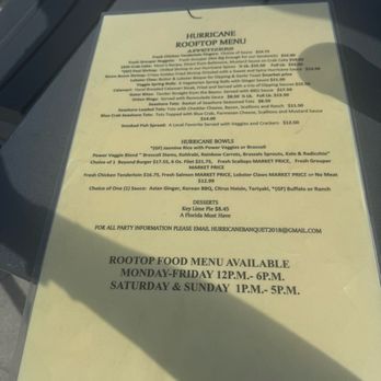 Hurricane Rooftop Bar - Cocktail Bars Near Me - St Pete Beach, Florida