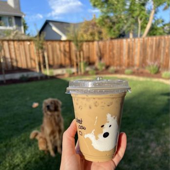 Grounded - Livermore - Iced marshmallow ghost latte - Coffee & Tea Near Me - Livermore, California Grounded - Livermore - Iced marshmallow ghost latte - Coffee & Tea Near Me - Livermore, California
