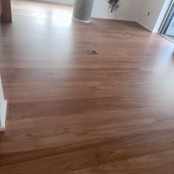 2XM Hardwood Floors - Living room area, fully refurbished floors these floors have been very damaged - Flooring Near Me - Lawndale , California