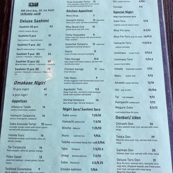 Little Sushi Bar - 3/7/24 Menu - Sushi Bars Near Me - San Francisco, California Little Sushi Bar - 3/7/24 Menu - Sushi Bars Near Me - San Francisco, California
