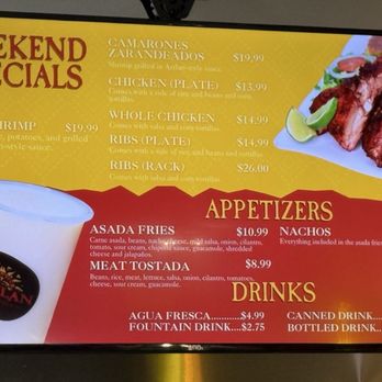 Aztlan Grilled Taqueria - Menu - Mexican Near Me - Chico, California