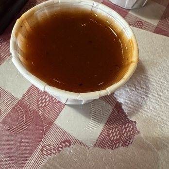 Bar-B-Q Republic - Avoid this sauce..might have been closer to a 5 if it wasn't for this and the chicken - Barbeque Near Me - San Antonio, Texas