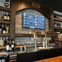 Roots Tap Room & Wine Bar - The bar view of the beer