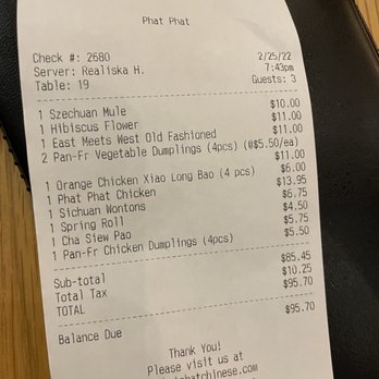 Phat Phat - Noodles Near Me - Schaumburg, Illinois