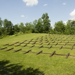 The Fields Sculpture Park - Smoke by Richard Nonas