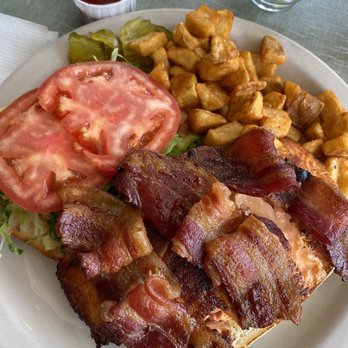Mayfel's - Blackened Salmo BLT - Southern Near Me - Asheville, North Carolina Mayfel's - Blackened Salmo BLT - Southern Near Me - Asheville, North Carolina