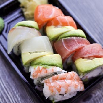 Hako - Rainbow Roll Food IG: @nomswithsabs - Sushi Bars Near Me - Irvine, California