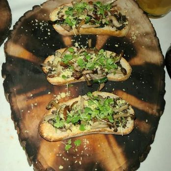 Full Bloom Vegan - Mushroom bruschetta so good - Vegan Near Me - Miami Beach, Florida