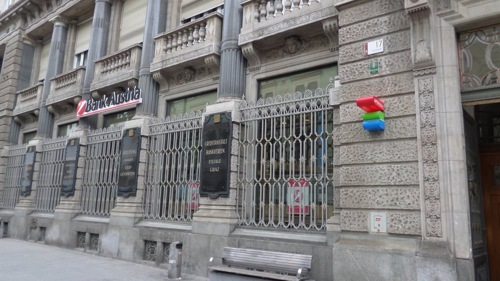 Bank Austria Banks Credit Unions Herrengasse 15 Graz