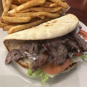 Troy Mediterranean Cuisine - Beef Kebab Sandwich - Mediterranean Near Me - Valley Park, Missouri Troy Mediterranean Cuisine - Beef Kebab Sandwich - Mediterranean Near Me - Valley Park, Missouri