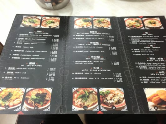 Menu photo 2 Pho Tau Bay Cabramatta, NSW
