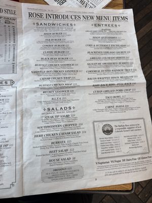 Menu photo 6 Buffalo Rose Golden, CO