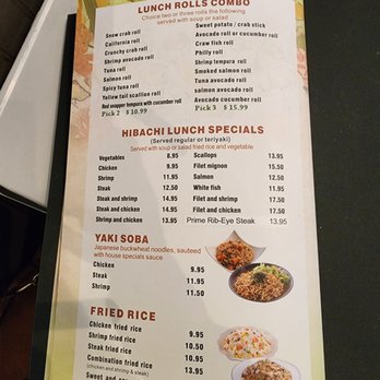 Little Tokyo - Hibachi lunch specials. - Sushi Bars Near Me - Mobile, Alabama