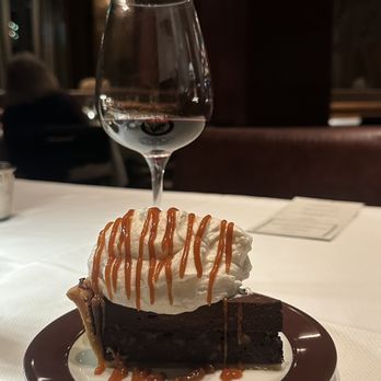 Bricks and Horses - Chocolate pie with Chantilly and whiskey caramel - Breakfast & Brunch Near Me - Fort Worth, Texas