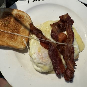Cafe Patachou At The Stutz - Broken Yolk breakfast with mild sourdough bread.  #yum - Breakfast & Brunch Near Me - Indianapolis, Indiana