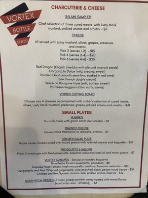 Menu photo 8 Vortex Bottle Shop Harrisburg, NC