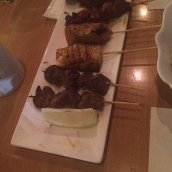 Kushiyu - Chicken liver chicken hearts and sea bass  amazingly tasty - Sushi Bars Near Me - Tarzana, California