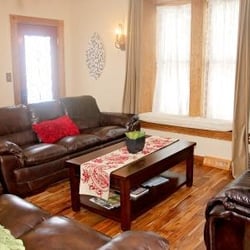 First Floor living room. So bright and airy!