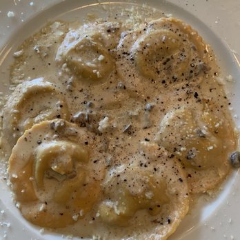 Olio E Limone Ristorante - Ravioli d'Anatra ai Funghi Porcini - house made duck ravioli with porcini sauce - Italian Near Me - Santa Barbara, California