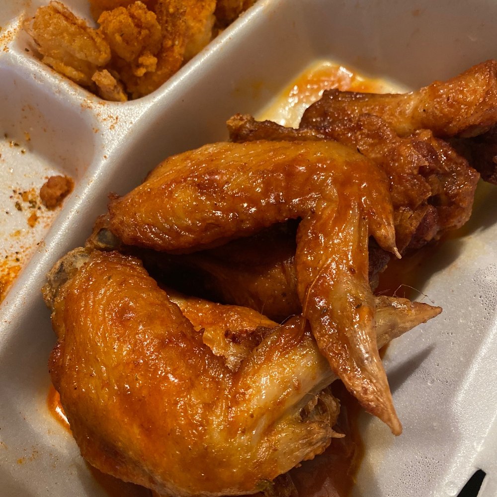 Mild chicken n fried shrimp so good Mild chicken n fried shrimp so good