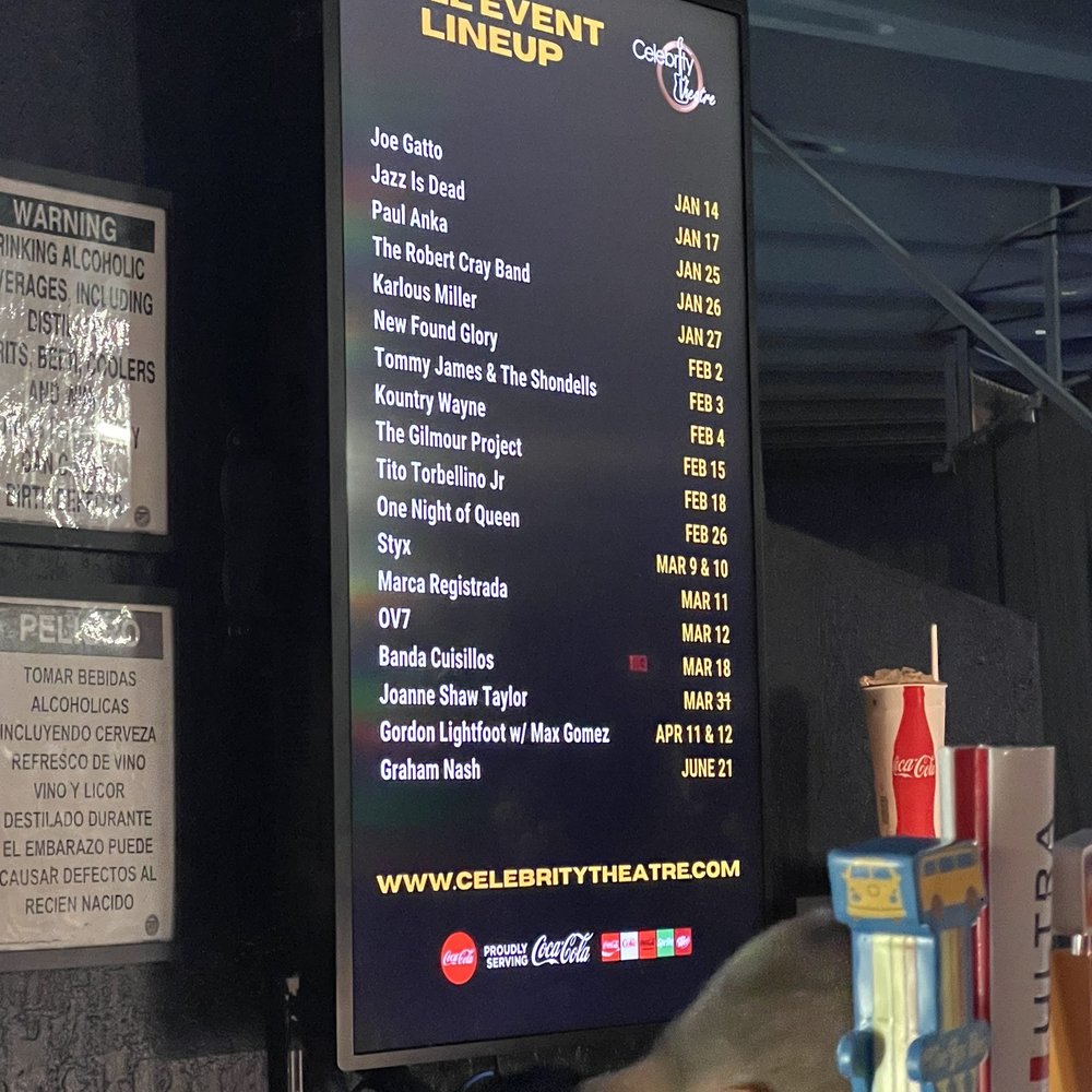 Celebrity Theatre - Upstairs Bar Menu - Performing Arts Near Me - Phoenix, Arizona Celebrity Theatre - Upstairs Bar Menu - Performing Arts Near Me - Phoenix, Arizona