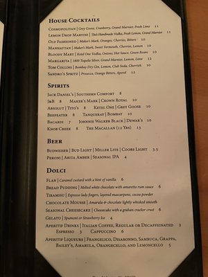 Menu photo 5 Sandro's Trattoria Metairie, LA Menu photo 5 Sandro's Trattoria Metairie, LA