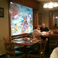St James Restaurant - Painted window