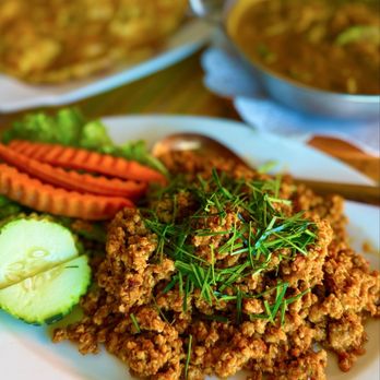 Jitlada - turmeric dry curry with ground pork - Thai Near Me - Los Angeles, California