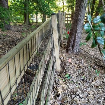 Hal Co Fences & Decks - Another section leaning - Fences & Gates Near Me Hal Co Fences & Decks - Another section leaning - Fences & Gates Near Me