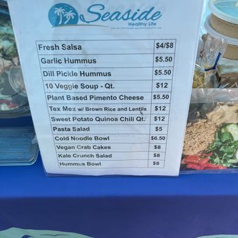 Seaside Healthy Life - a menu for salads - Salad Near Me Seaside Healthy Life - a menu for salads - Salad Near Me