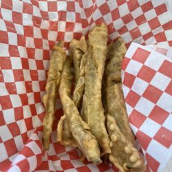 Stokes Burger Ranch - Fresh fried asparagus! A staple here