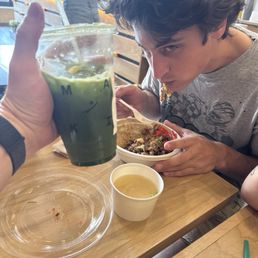 T6. Matcha Yuzu Lemonade D1. Gyu Don