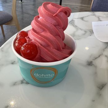 Dohmo - Pomegranate Raspberry Sorbet - Ice Cream & Frozen Yogurt Near Me - Olivette, Missouri