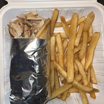 Opa Opa - Chicken Gyro Platter with fries - Greek Near Me - Wilmington, Delaware Opa Opa - Chicken Gyro Platter with fries - Greek Near Me - Wilmington, Delaware