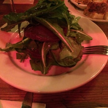 Supper - Sweet& Tasty....... Roasted Beets, Gorgonzola & Greens - Italian Near Me - New York, New York Supper - Sweet& Tasty....... Roasted Beets, Gorgonzola & Greens - Italian Near Me - New York, New York