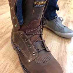Work World - Carolina WP construction/logger boot is an amazing value for under $140 dollars. In that range nothing is comparable.
