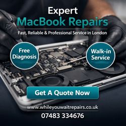 While You Wait Repairs London - MacBook Repair London