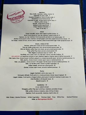 Menu photo 1 La Patagonia Argentina Miami, FL Menu photo 1 La Patagonia Argentina Miami, FL