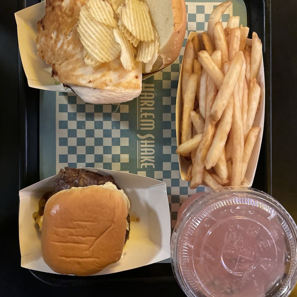Harlem Shake - Hot Mess w/ Beef Grilled Chicken Sandwich Georgette - American Near Me - Brooklyn, New York Harlem Shake - Hot Mess w/ Beef Grilled Chicken Sandwich Georgette - American Near Me - Brooklyn, New York